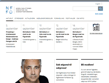 Tablet Screenshot of nffo.no